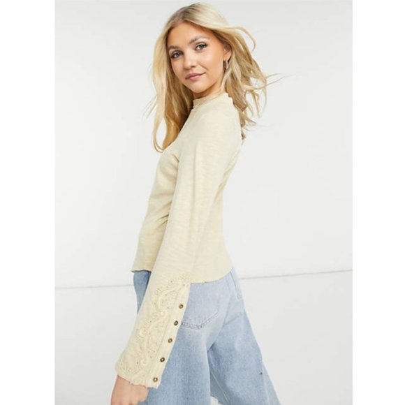 Free People We the Free Hooked on You Tee. NWOT - Picture 6 of 9